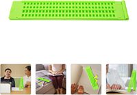 Tableau d'écriture Braille à 4 lignes et 28 cellules avec stylet, ardoise Braille portable pour la pratique des aveugles, fournitures d'apprentissage
