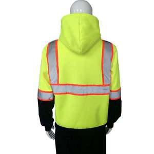 Vente en gros de tissu polyester haute visibilité gilet de travail de construction veste de sécurité sweat haute visibilité gilet de sécurité haute visibilité - Product Image 2