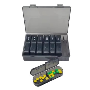 BPA-free 7-<span class=keywords><strong>Day</strong></span> biểu tượng tùy chỉnh <span class=keywords><strong>Pill</strong></span> <span class=keywords><strong>Box</strong></span>. Ba lần một ngày Hộp Thuốc 7 Ngày & <span class=keywords><strong>2</strong></span> lần tổ chức thuốc - Product Image 2