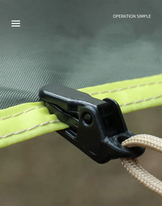 Clips <span class=keywords><strong>de</strong></span> tente en plastique <span class=keywords><strong>de</strong></span> camping Pinces <span class=keywords><strong>de</strong></span> <span class=keywords><strong>fixation</strong></span> <span class=keywords><strong>de</strong></span> bâche d'extérieur Pinces en métal <span class=keywords><strong>pour</strong></span> bâche d'auvent Pratique <span class=keywords><strong>pour</strong></span> les activités <span class=keywords><strong>de</strong></span> plein air - Product Image 5
