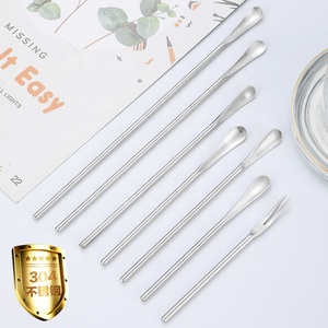 2026 Haushalts- und Küchenzubehör Cocktail-Rührstab Löffel mit Langem Griff Edelstahl Französischer Schneebesen Eierbeater - Product Image 3