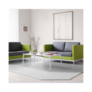 Sofá de tela para oficina Prosperous Seat XY-820-11, conjunto de muebles modernos minimalistas para sala de reuniones de negocios. - Product Image 3