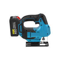 Scie électrique linéaire sans balais portable 21V, scie sauteuse industrielle portative pour le travail du bois, batterie au lithium pour petits travaux de câblage électrique CE