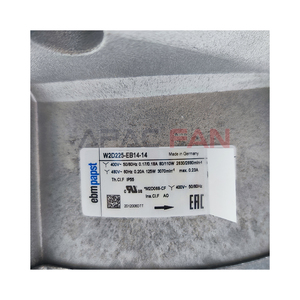 พัดลมระบายความร้อนแบบแกน EBM-PAPST รุ่น W2D225-EB14-14 ขนาด 225 มม. ประสิทธิภาพสูง พัดลมระบายอากาศ AC ระดับพรีเมียม สำหรับระบบ HVAC และระบบการไหลเวียนของอากาศในอุตสาหกรรม - Product Image 3
