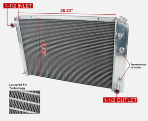 S-0039 per Chevy GMC pick-up C10 C20 C30 <span class=keywords><strong>K20</strong></span> 5.7L 7.4L 1973-1986 3 file Core radiatore Auto alluminio - Product Image 6