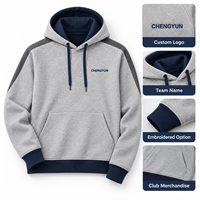 Hoodie Tim Klasik Kustom, Hoodie Tim, Sweatshirt Latihan Klub Olahraga, Pakaian Tim OEM
