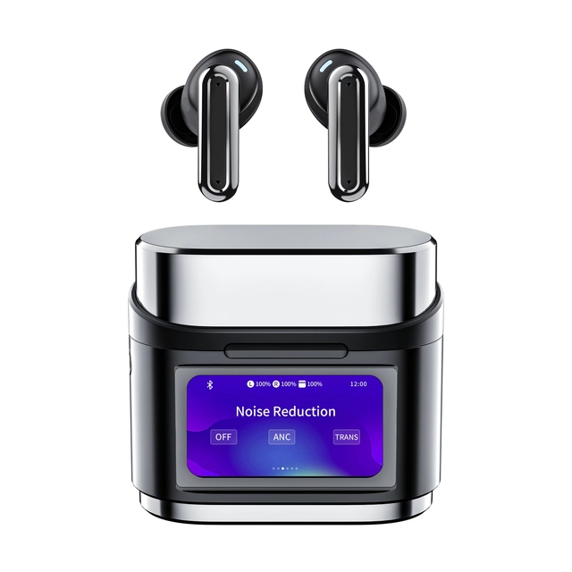 Bluetooth Tws Earphones True Wireless Stereo Headset Sports Touch Screen Anc Enc Noise Cancelling Headphones Low Latency Earbuds