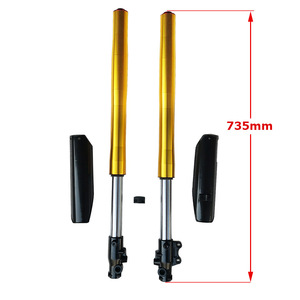 Phuộc trước xe máy <span class=keywords><strong>735mm</strong></span> kiểu upside-down, giảm xóc ngược dành cho xe địa hình Pit Bike CRF50 CRF70 KLX 110cc 125cc 150cc - Product Image 2