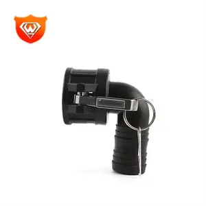 PP 90 độ nhanh chóng kết nối ống khớp nối CamLock vòi phun lửa