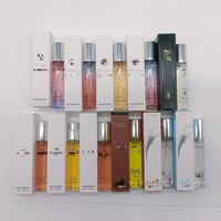 Tube de parfum portable de 35 ml avec logo personnalisé, cylindre, vaporisateur pour sac à main, parfum longue durée pour hommes et femmes, mini flacon vaporisateur de voyage de 35 ml