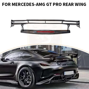 Real Carbon Fiber PRO Style Rear Wing <strong>Spoiler</strong> For Mercedes AMG <strong>GT</strong> GTS GTC <strong>Coupe</strong> 2-Door <strong>Coupe</strong> Trunk <strong>Spoiler</strong> - Product Image 3