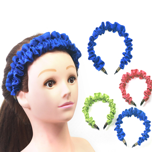 Cinta para el pelo plegable para mujer, cinta para la cabeza de satén con diseño personalizado - Product Image 5
