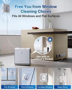 Robot Limpiacristales ECOVACS WINBOT W2 OMNI con Tecnología Win SLAM 4.0, Planificación Inteligente de Rutas y 10 Niveles de Protección de Seguridad para Hogares y Hoteles - Product Image 3