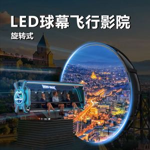 Ball Screen Flying Theater Holographic Naked Eye 9D <b>Dome</b> Arc <b>Ring</b> Screen Immersive 7D Leap Theater Rotating Equipment - Product Image 1