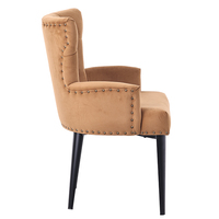 Muestra Gratuita, Venta al por Mayor en Alibaba, Sillas de Comedor de Terciopelo Nórdico de Diseño Italiano Moderno y Lujoso para Restaurante