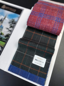 Abito 100% di fascia alta in lana vergine per uomo due monopetto da sposa abito da uomo Business grigio blu - Product Image 3