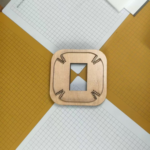 紙箱、革、生地、ブリスター、ガスケットに適用できるスクエアトレイダイカッター - Product Image 1