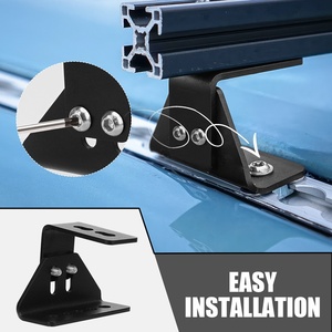 Pour porte-bagages de toit ALPHARACK avec support d'installation en acier au carbone de 65 mm à <span class=keywords><strong>angle</strong></span> de 90 degrés - Product Image 4