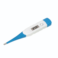 Termometer Digital untuk Dewasa, Anak-anak, dan Bayi, Termometer Medis Oral, Rektal, dan Ketiak dengan Alarm Demam dan Dapat Diubah antara C/F