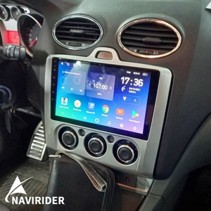 Autoradio 8+128 Go avec commande vocale IA et CarPlay pour Ford Focus 2 Mk2 2009 2010, navigation GPS, lecteur multimédia vidéo Android 13, stéréo 2DIN - Product Image 1