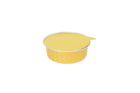 Récipients en papier d'aluminium jetables extra épais pour pâtisserie Collier de gâteau en papier d'aluminium jetable Récipient rond pour petite casserole