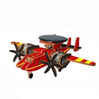 Kit de Experimentos Científicos Educativos STEM, Avión de Madera con Energía Solar Montessori DIY, Modelo de Rompecabezas 3D, Juguete para Niños