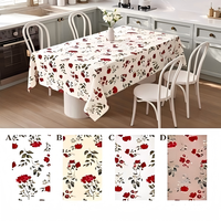 Nappe en PVC écologique, résistante à la chaleur, durable, imperméable, anti-taches, carrée, pour cuisine, café, fête, personnalisable