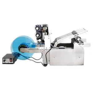 Semi-auto bottle labeling machine,adhesive paper labeler adds with date coder