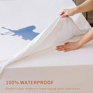 Sábana Impermeable para Hotel, Cubrecama Acolchado de Algodón Grueso, Tejido Transpirable, Protector de Colchón Específico para Hotel - Product Image 5
