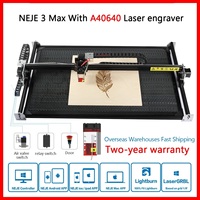 NEJE — graveur Laser 3 Max A40640 pour bureau CNC, Machine à graver, ciseleur sans fil, découpeur, routeur, compatible avec application GRBL, 80w