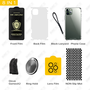 Funda Protectora para Móvil IMEX <span class=keywords><strong>Kingkong</strong></span> Armor, Película Protectora de 360 Grados, Funda Trasera Híbrida a Prueba de Golpes para Iphone 11 12 <span class=keywords><strong>Pro</strong></span> XR - Product Image 2