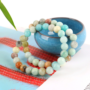 Bracelet en perles de pierres précieuses naturelles polies de 8 mm en gros pour la décoration intérieure ou comme cadeau - Product Image 2