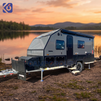 CAMPTRL Villa modulaire préfabriquée portable extensible à 2 chambres, type Granny Flat, prête à être expédiée en Australie