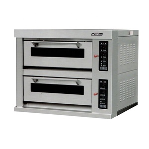 <span class=keywords><strong>Horno</strong></span> Eléctrico para Pizza de Doble Piso de Acero Inoxidable, Equipo de Horneado Comercial para Cocina de Restaurante - Product Image 5
