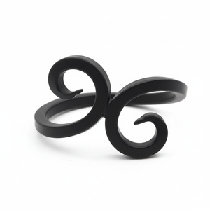 Anillo de Servilleta de Metal de Decoración Moderna que Mejora la Experiencia Gastronómica con un Estilo Sofisticado - Product Image 1