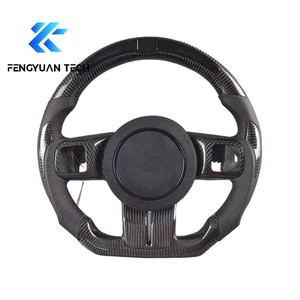 Volante de Fibra de Carbono Forjado para <span class=keywords><strong>Jeep</strong></span> Grand Cherokee JL Wrangler SRT Trackhawk JK Gladiator WK2 4xe Compass Latitude - Product Image 1