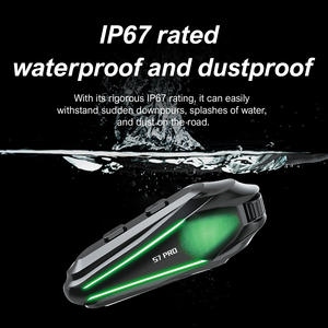 Casque de moto S7Pro pour interphone, prend en charge la communication en groupe via Mesh, le partage de musique en duplex intégral, la radio FM et l'annulation du bruit - Product Image 2