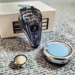 Accessoires intérieurs de voiture, pommeau de levier de vitesse en plastique cristallin lavable pour <span class=keywords><strong>BMW</strong></span> Série 5 F10 F15 F30 G30 G20 G05 I12 2013-2020 - Product Image 1