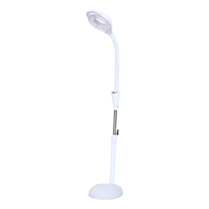 โคมไฟตั้งพื้นแบบมีแว่นขยายสำหรับร้านเสริมสวย บำรุงผิวหน้า ไฟ LED กำลังขยาย 8 เท่า แว่นขยายสำหรับต่อขนตา ความงาม ดูแลร่างกาย ปลั๊กแบบ US - Product Image 1