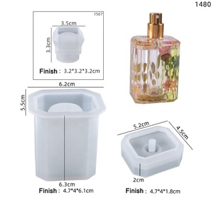 Botol Farmasi 3D Cetakan Silikon Rumah Merek Populer Botol Parfum Cetakan Resin - Product Image 2