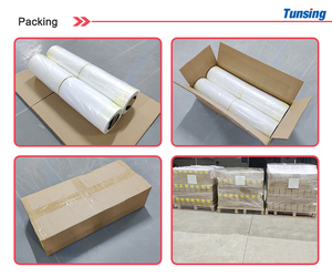 <span class=keywords><strong>Film</strong></span> de transfert DTF PET Tunsing à pelage instantané, simple ou double face, mat, pour impression par transfert thermique, disponible en plusieurs tailles - Product Image 6