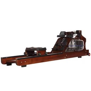 Ứng dụng tương thích trong nhà Cardio phòng tập thể dục Rower bằng gỗ chịu nước Thiết bị tập thể dục với hộp gỗ để sử dụng nhà - Product Image 2