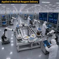 Transportador de Riel Circular Accionado por Servo para Implantes Ortopédicos, Mecanizado CNC, Certificado CE ISO 13485