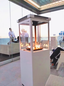 Calentador de exterior personalizado, barra de chimenea de llama real y estufa de fuego de patio, calentador de gas natural licuado de llama de camping - Product Image 4