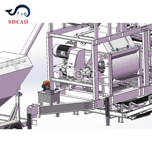 Planta de Dosagem de Concreto Móvel 100m³/h YHZS100, Estação Totalmente Automática de Grande Capacidade para Construção de Rodovias - Product Image 3