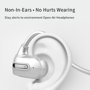 2022ใหม่กีฬาเปิดหูที่มีความยืดหยุ่นตัดเสียงรบกวนการเล่นเกมหูฟังชุดหูฟังอากาศการนำกระดูกหูฟังกับไมค์ - Product Image 5