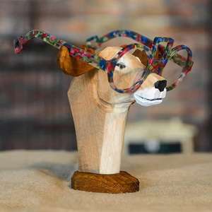 Premium Vietnam Wood Custom Wooden Rotating Glasses <b>Display</b> Rack Adjustable <b>Display</b> Stand Modern Easy Assembly In Box Packaging - Product Image 3