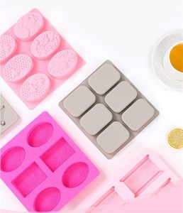 Easy to Demoulding Large 6 Cavity Rectangular Silicone <b>Soap</b> <b>Mold</b> LFGB Non Stick Custom Silicone <b>Soap</b> <b>Molds</b> - Product Image 2