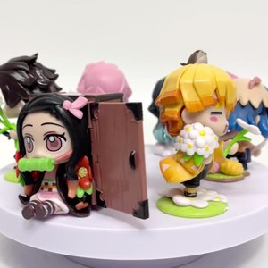 ฟิกเกอร์การ์ตูน <span class=keywords><strong>tanjiro</strong></span> <span class=keywords><strong>tanjiro</strong></span> nezuko Agatsuma zenitsu <span class=keywords><strong>kimetsu</strong></span> <span class=keywords><strong>yaiba</strong></span> โมเดลพีวีซีของเล่นสะสมได้ - Product Image 5