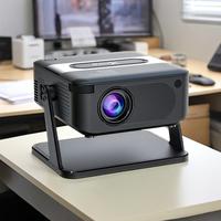 Projecteur XNANO Mini 720p HD HA109 4K 3000 Lumens, design portable pour films et jeux en extérieur, système d'exploitation Android intégré